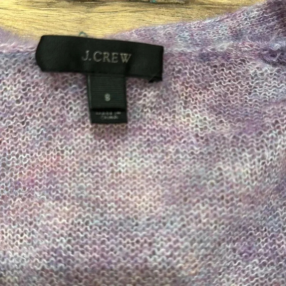 J Crew | Lavender Purple | Mohair Angora | Boyfriend Cardigan Sweater | Size S - Picture 3 of 5